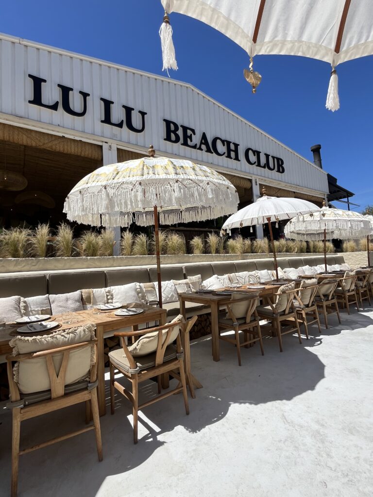 Lulu beach club | Bali umbrella