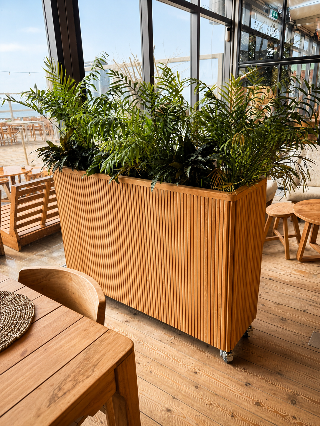 Plantenbak terras