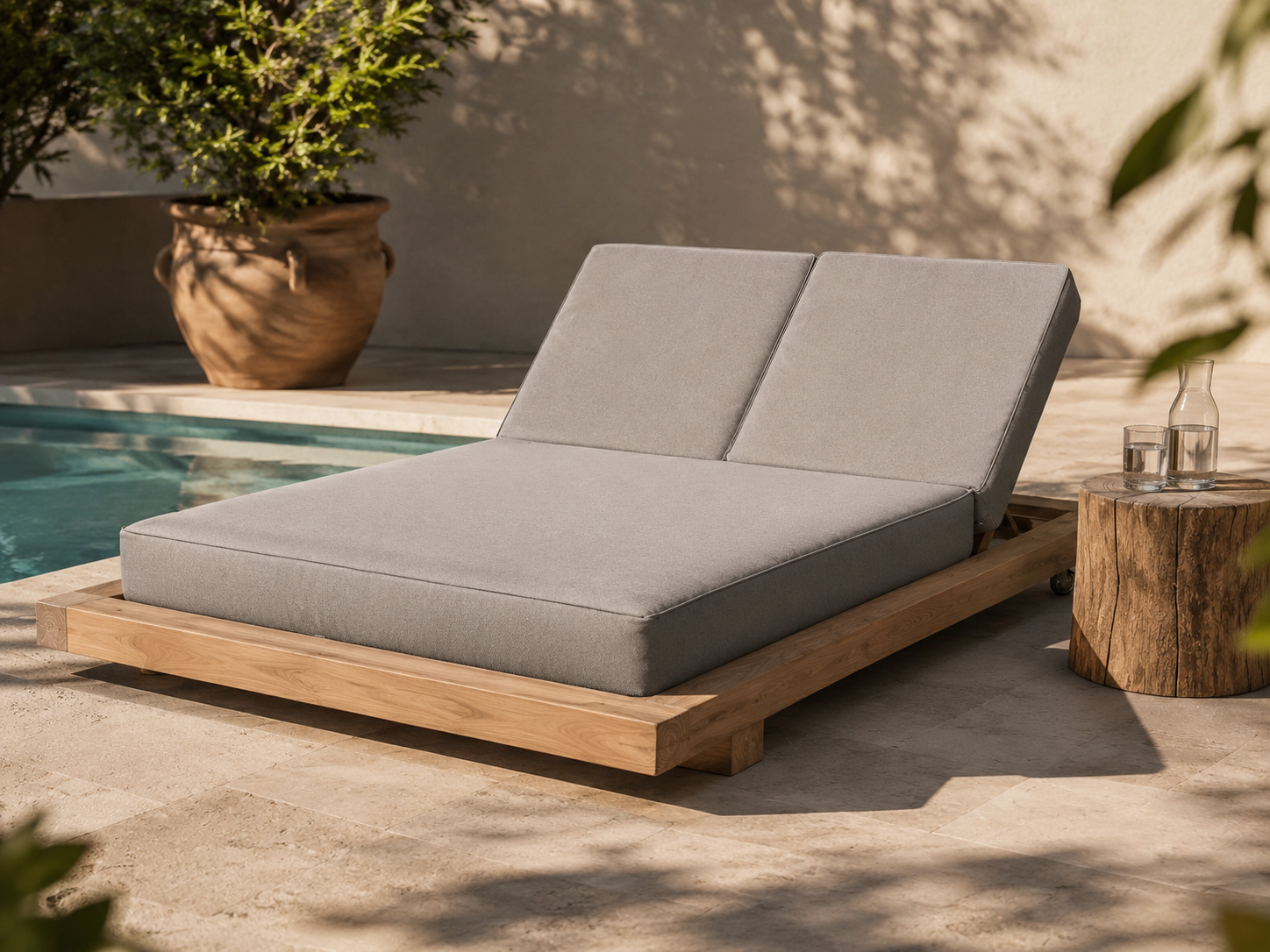 Sunlounger double model